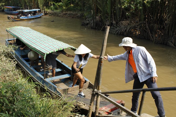 1-Day Mekong Delta Cai Rang Floating Market-Ancient House-Pancake - Pancakes, noodles, fruit, and lunch