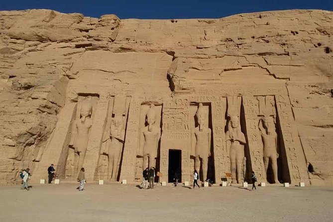 Abu Simbel Temples from Aswan - The smaller temple of Hathor and Queen Nefertari