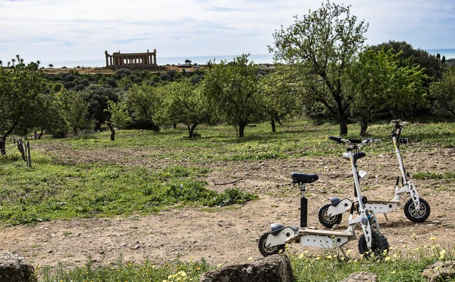 Agrigento: Valley of the Temples E-Scooter Tour - Starting on the Via Sacra