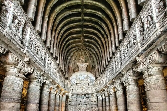 Ajanta Ellora Tour Package in Air Condition Vehicle with Driver - Day one: Ajanta’s caves and the required shuttle