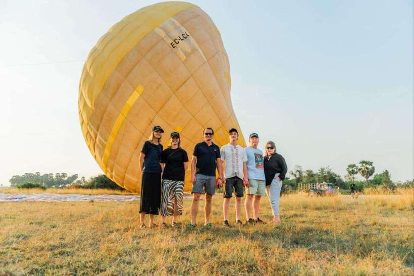 Angkor Stunning Hot Air Balloon - A sunrise view far beyond the temple crowds
