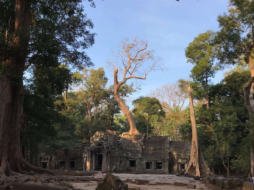 Angkor Wat by Vintage Jeep – Private Tour (Optional Sunrise) - Angkor Thom and Bayon: faces, gates, and royal power