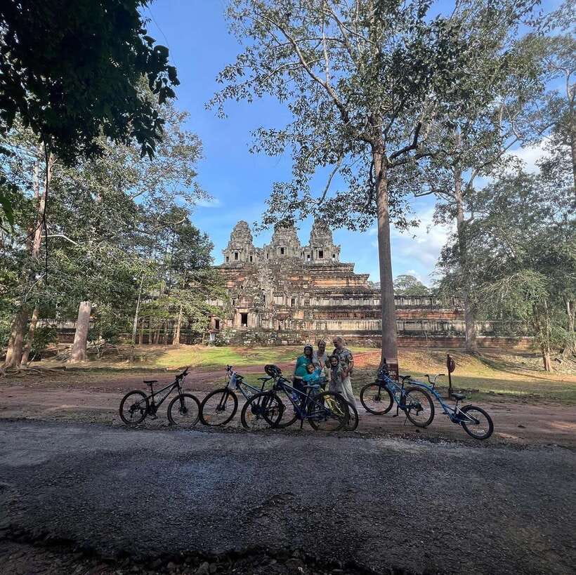 Angkor Wat Sunrise Bike Tour With Lunch Included - Before dawn at Angkor Wat