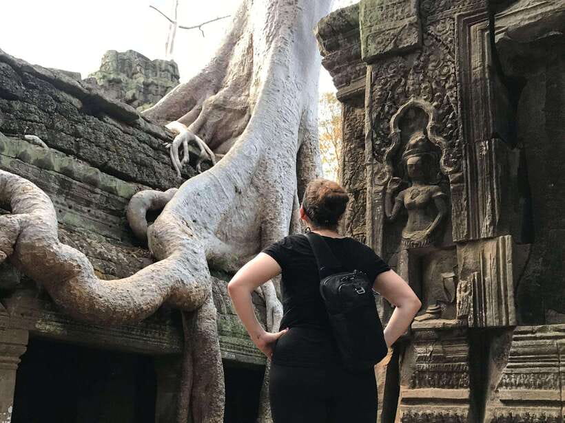 Angkor Wat Sunrise by Vintage Jeep – Private Tour - Ta Prohm before the main rush