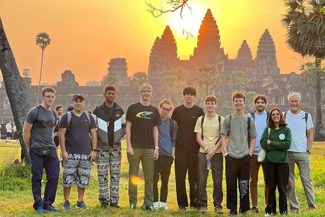 Angkor Wat Sunrise tour with Small - Group and Guide tours - Angkor Thom and Bayon’s stone faces