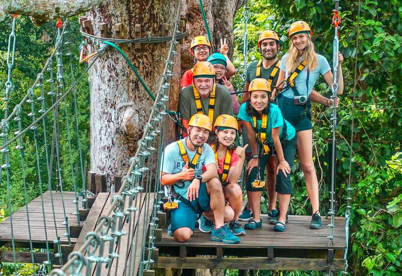 Angkor Zipline Eco-Adventure Canopy Tour - Flying through the Angkor forest