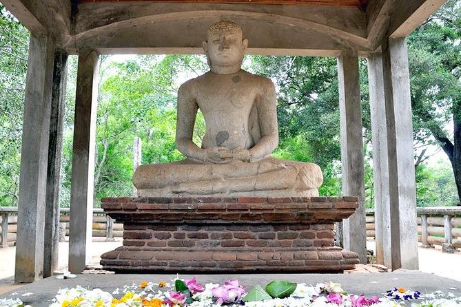 Anuradhapura: 14 Ancient City Sites Tuk Tuk Tour - Guardstones and the Abhayagiri monastery complex