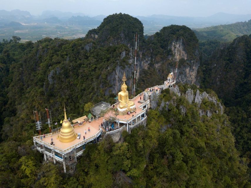 Ao Nang: Hot Spring, Emerald Pool & Tiger Cave Temple Tour - Walking the forest trail to Emerald Pool