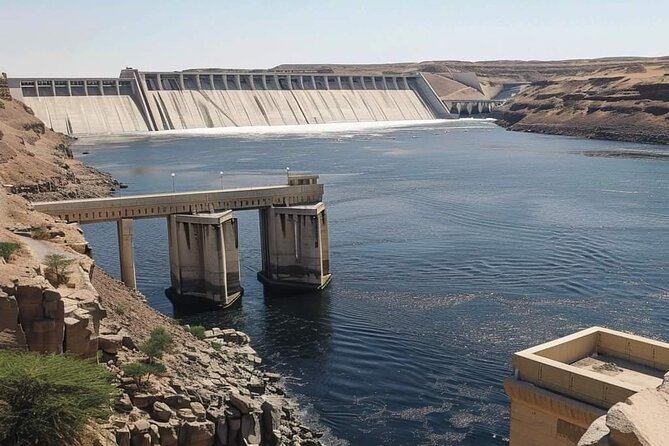 Aswan Day Tour: Philae Temple, Obelisk, High Dam & Nubian Village - Looking across Lake Nasser from the High Dam