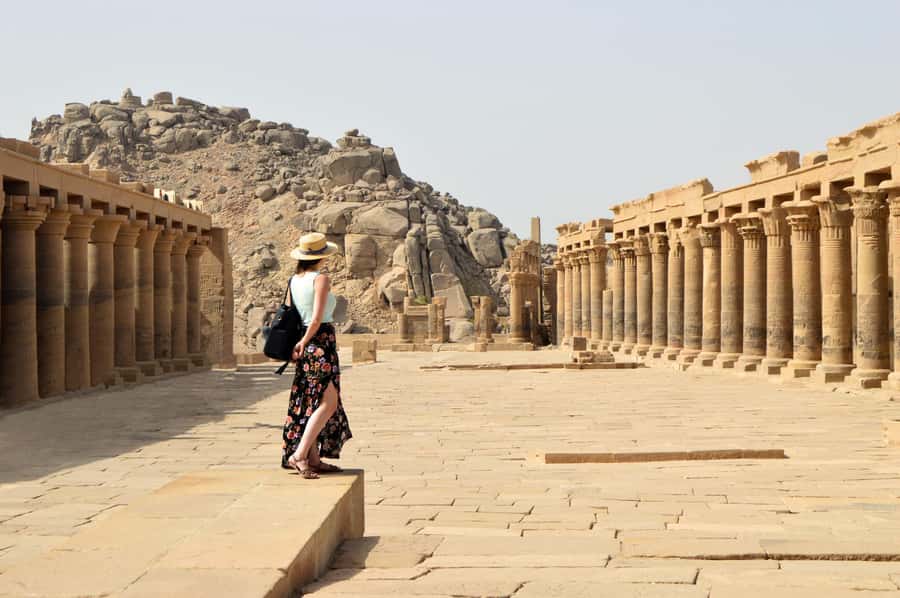 Aswan: Philae Temple Guided Half-Day Group Tour - Entering Philae Temple and meeting Isis