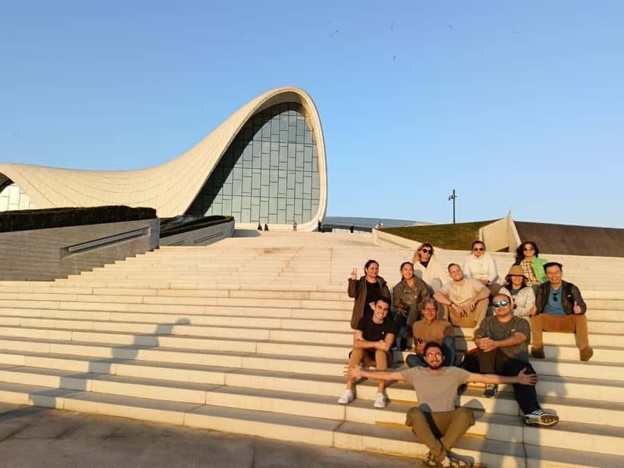 Ateshgah Fire temple and Burning mountain tour - The Heydar Aliyev Center and Baku’s modern identity