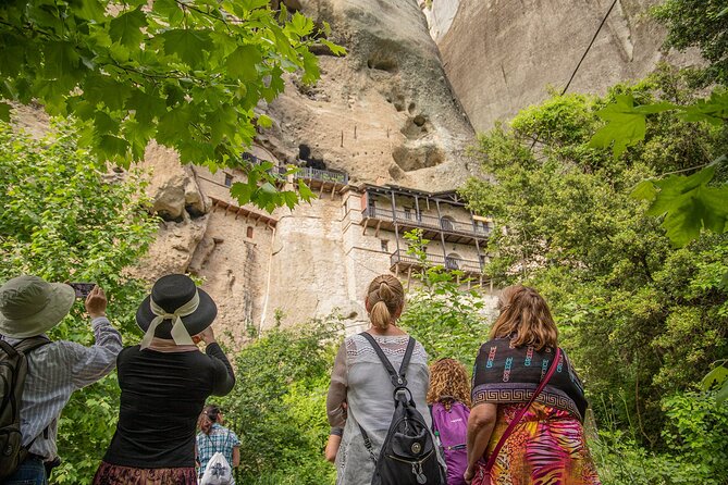 Athens: Meteora Monasteries, Caves & Coastal Stopovers with Lunch - Badovas and the old hermit caves