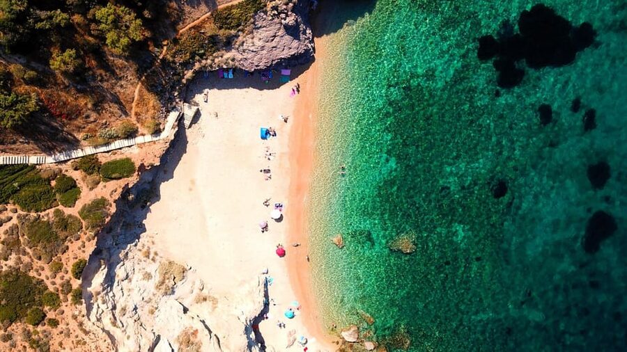 Athens Riviera: Poseidon Temple & Lake Vouliagmeni Day Tour - Kape Beach for swimming and quiet time