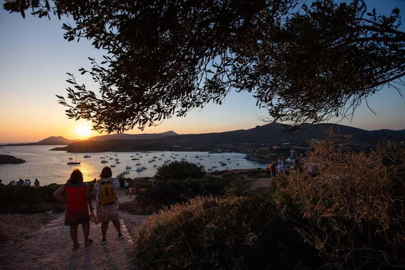 Athens: Sunset Tour to Cape Sounion & the Temple of Poseidon - Entering the Temple of Poseidon