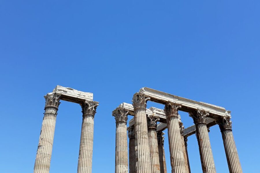 Athens: Temple of Olympian Zeus Ticket and Audio Tour - The temple’s damage, storms, and later warnings