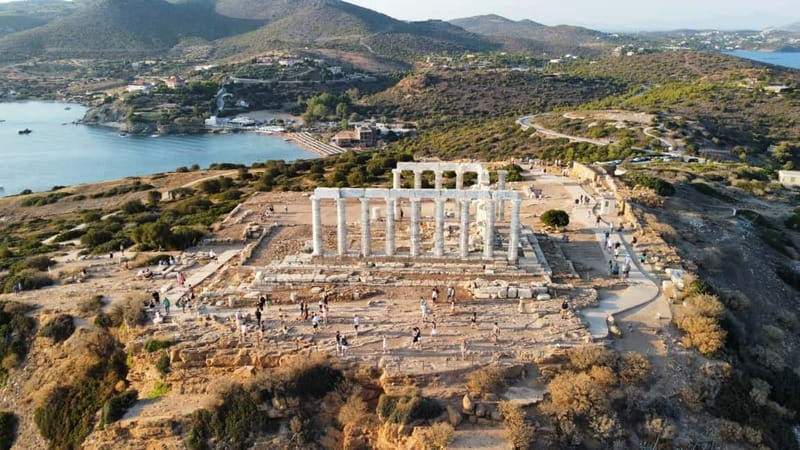 Athens: Temple of Poseidon & Cape Sounion Early Noon Tour - The Athenian Riviera road trip
