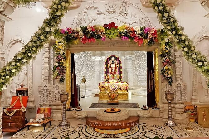 Ayodhya Private Tour & VIP Darshan -Special support for Seniors - Valmiki Bhawan keeps the Ramayana in view