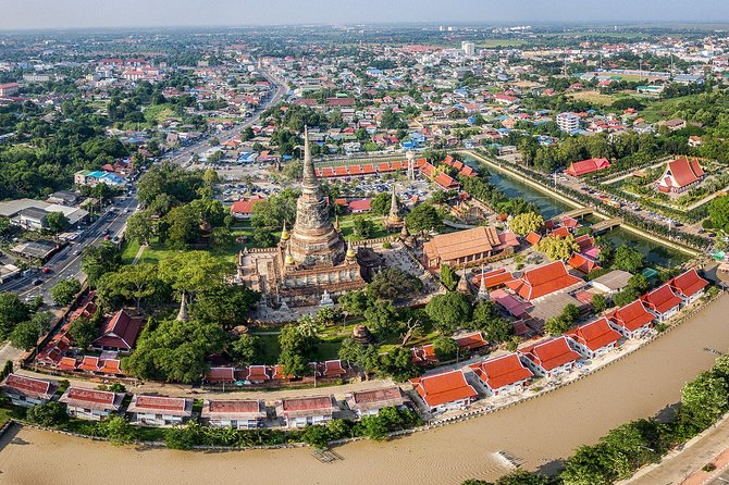 Ayutthaya UNESCO Temples Group Tour with Lunch - Wat Chaiwatthanaram beside the Chao Phraya