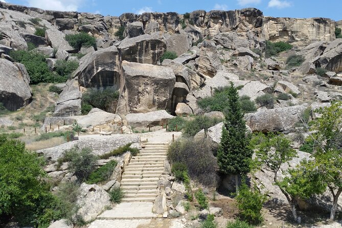 Baku: Gobustan, Mud Volcano, Fire Temple & Burning Mountain - Gobustan: ancient marks in the hills