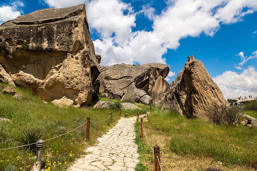 Baku: Gobustan, Mud Volcanoes & Absheron (Group or Private) - Gobustan’s carvings and open-air setting