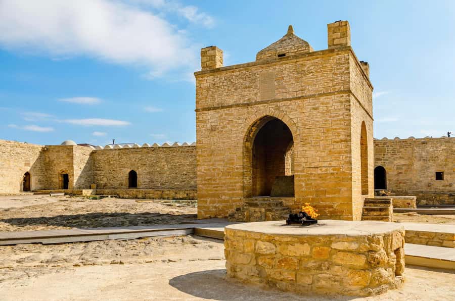 Baku: Gobustan, Mud Volcanoes & Absheron (Group or Private) - Yanardag, the Burning Mountain