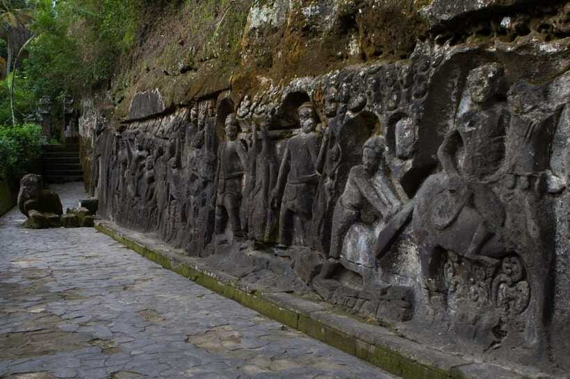 Bali: Archeology Museum, Gunung Kawi & Goa Gajah Temple Tour - Goa Gajah and the cave shaped like a demon’s mouth