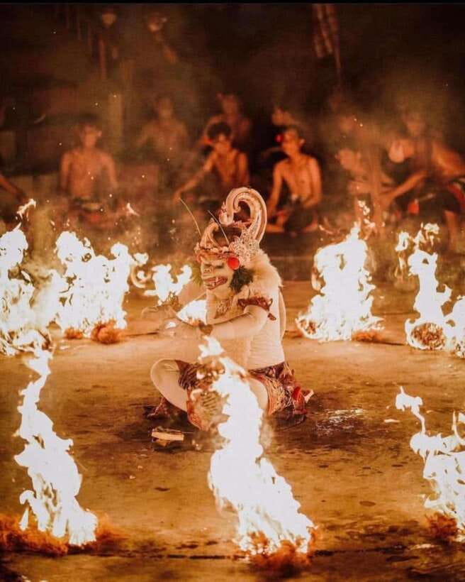 Bali: Padang Padang Beach, Uluwatu Temple & Kecak Dance - The Kecak Fire Dance at sunset