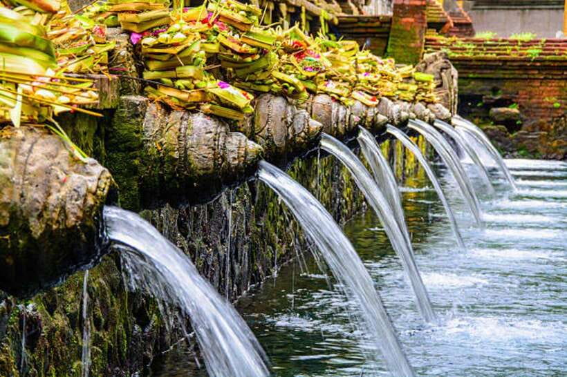 Bali: Rice terrace, Waterfall, and water Temple Day Tour - Tirta Empul and the Melukat ritual
