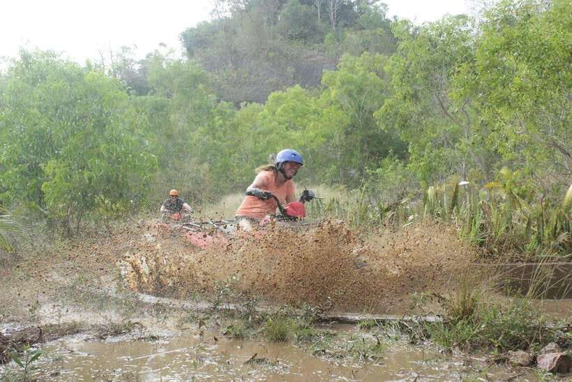Bali: Uluwatu Mud ATV Quad Bike Adventure - Training first, then the muddy track