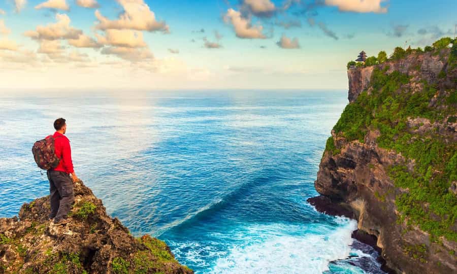 Bali: Uluwatu Temple, GWK, and Padang Beach Full-Day Tour - Water Blow: when the sea hits the limestone