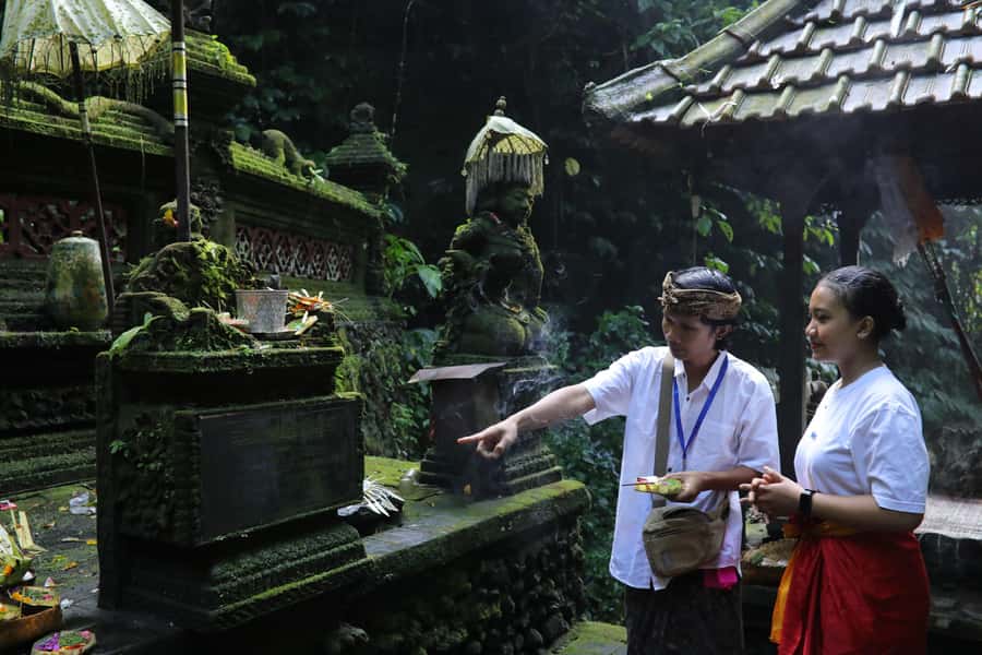 Balinese Purification at holy water temple with Local - The optional visit to a village healer