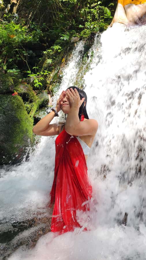 Balinese Purification at holy water temple with Local - Who will get the most from this day