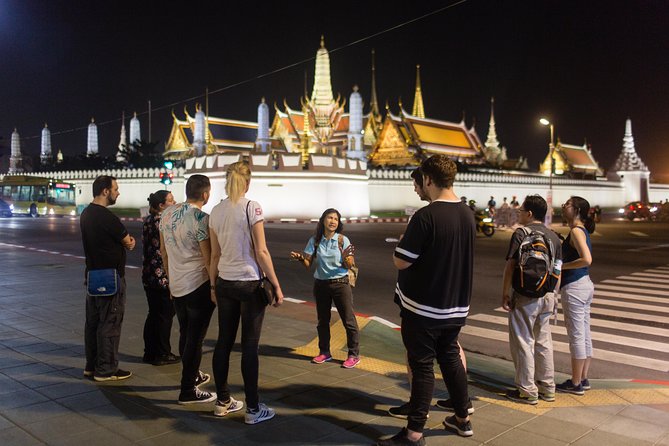 Bangkok by Night: Temples, Markets and Food Tuk-Tuk Tour - Rattanakosin, the Grand Palace, and the Giant Swing