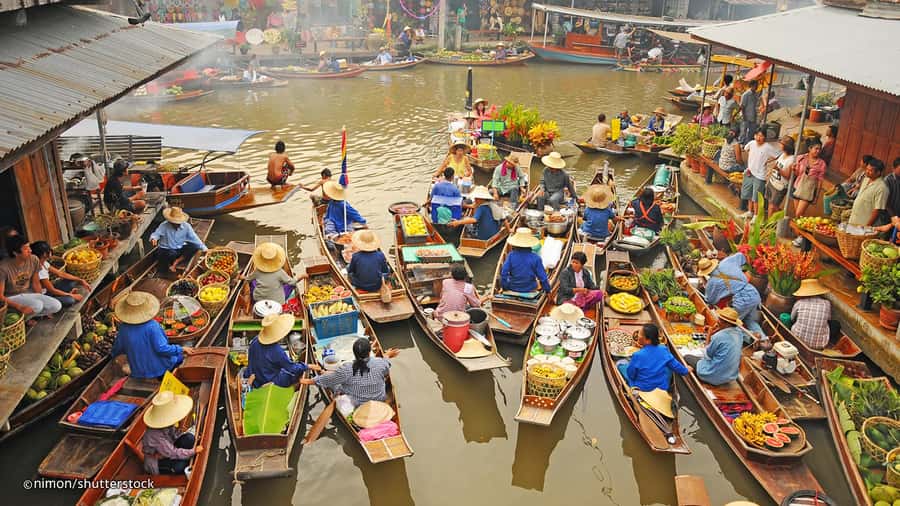 Bangkok: Dragon Temple, Roots Temple and Amphawa in spanish - A Sunday escape from Bangkok