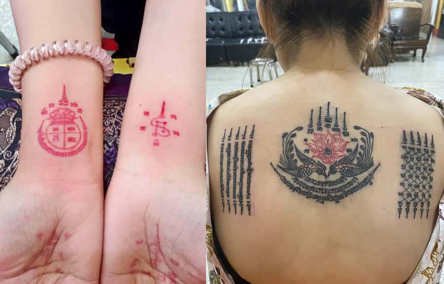 Bangkok: Hand Poked Thai Tattoo Guide at Wat Bang Phra - What the $70 price really covers