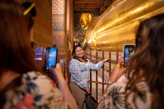 Bangkok Night Tour: Wat Arun, Wat Pho, Chinatown & Tuk Tuk Ride - Wat Pho after the heat of the day