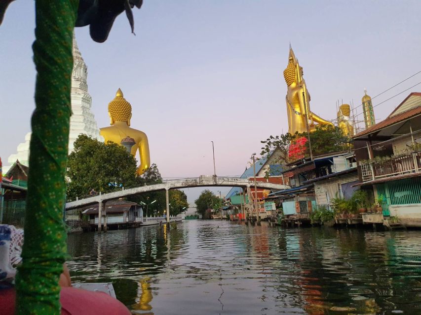 Bangkok Twilight : Hidden Canal, Big Buddha & temple - Starting at MRT Sanam Chai