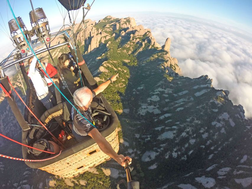Barcelona: Montserrat Hot-Air Balloon & Monastery Experience - A balloon flight beside Montserrat