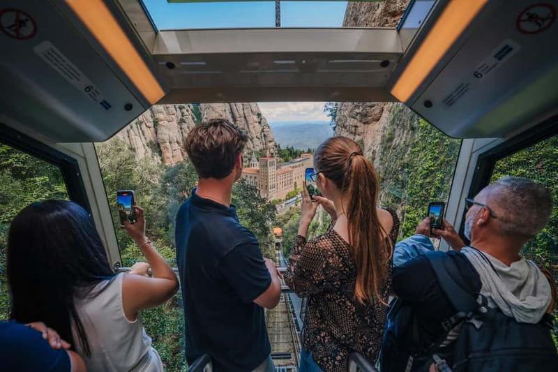 Barcelona: Montserrat Monastery and Natural Park Day Trip - The 90-minute ride from Barcelona