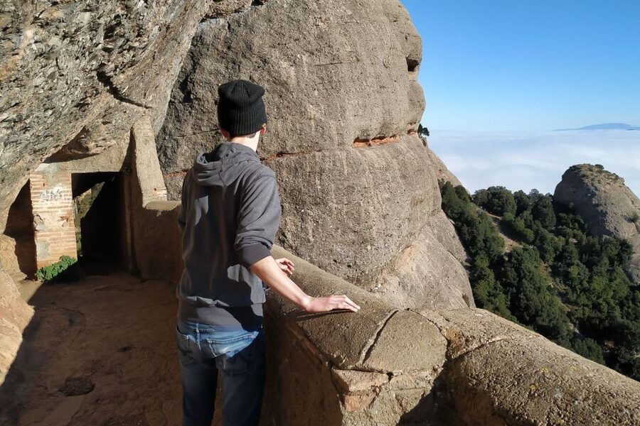 Barcelona: Montserrat Monastery & Hiking Off the Beaten Path - The minivan ride from Passeig de Gràcia