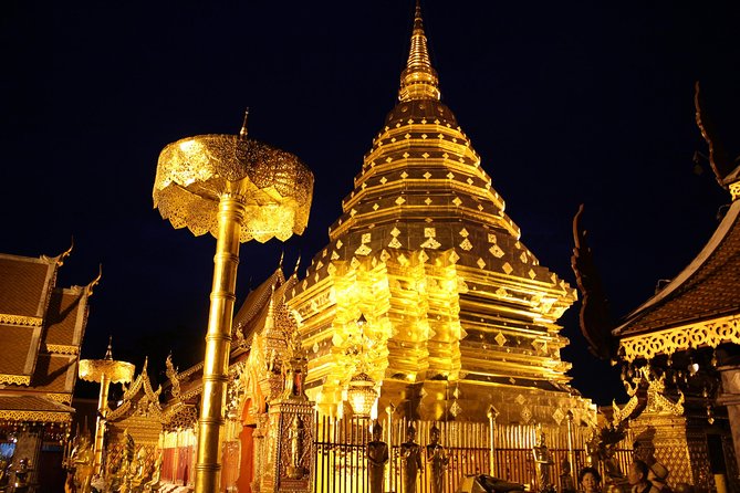 Best seller!! Amazing Night tour, Doi Suthep + Wat umong - Top Must visit! - The Ride to Doi Suthep Is Part of the Test