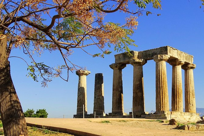 Blue Lake, Sanctuary of Hera, Mycenae, Ancient Corinth, Canal - Ancient Corinth and lunch above the ruins