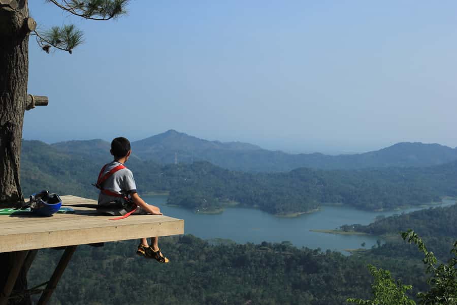 Borobudur Temple, Waterfall & Kalibiru National Park Trip - A waterfall stop with real weather limits