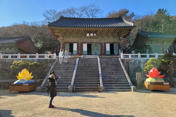 Busan Beomeosa Temple & Hongbeopsa Temple with temple lunch - Hongbeopsa and its giant Amitabha Buddha