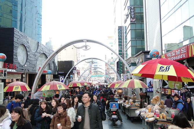Busan Sightseeing Tour Including Gamcheon Culture Village and Beomeosa Temple - BIFF Square: a short taste of Busan’s film district