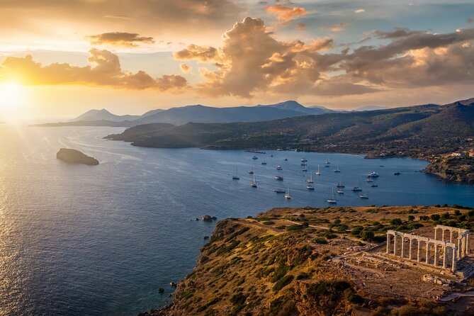 Cape Sounion and Temple of Poseidon Half-Day Small-Group Tour from Athens - The Temple of Poseidon above the Aegean