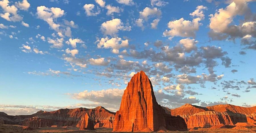 Cathedral Valley 4X4 Tour, Temples of the Sun and Moon 4 Hrs - Glass Mountain, an unusual stop in a land of red rock