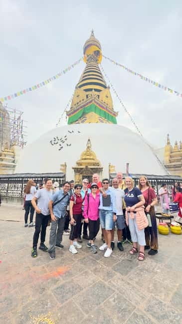 Chandragiri Cable Car & Monkey Temple Tour- Private/Group - Riding the Chandragiri cable car above Kathmandu