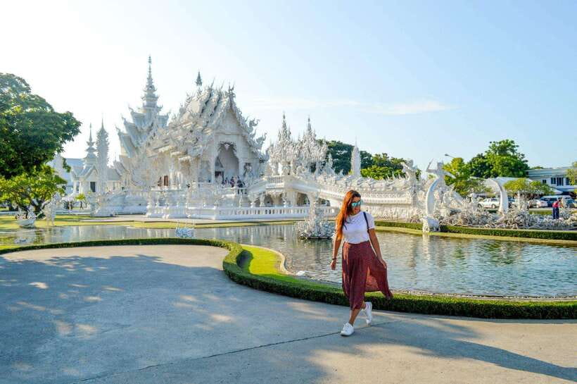 Chiang Mai: Chiang Rai Temples, Karen Tribe and Hot Springs - Wat Rong Suea Ten, the Blue Temple