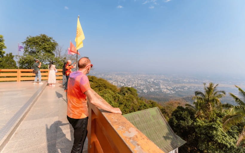 Chiang Mai: Doi Suthep Temple and Waterfall by Songtaew Trio - Wat Pha Lat: the quiet heart of the outing